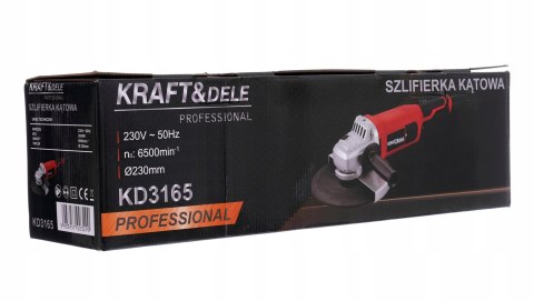 SZLIFIERKA KĄTOWA Lekka MOCNA 230mm Kątówka SIECIOWA 2950W SOLIDNA KD3165