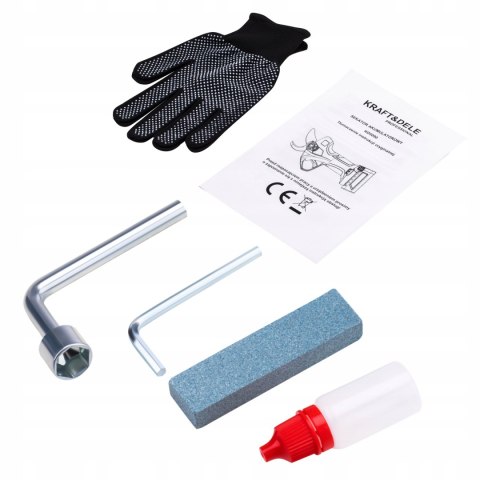 Sekator Akumulatorowy Bateria 2x21V 2Ah Nożyce Ogrodowe Kraft&Dele