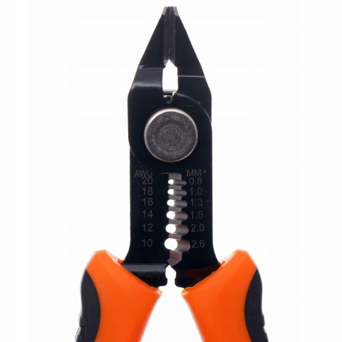 Szczypce Precyzyjne Tnące do Przewodów Kabli Zaciskarka 145 mm Kraft&Dele