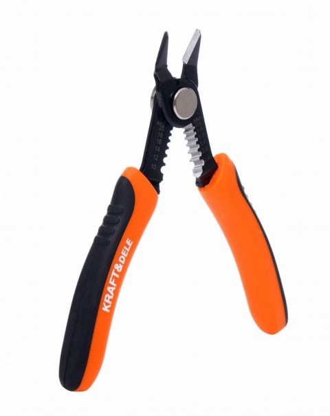 Szczypce Precyzyjne Tnące do Przewodów Kabli Zaciskarka 145 mm Kraft&Dele