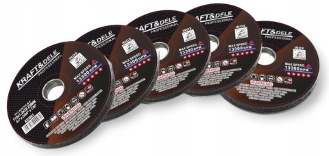 TARCZA DO CIĘCIA METALU 115MM ZESTAW 25 szt DYSK INOX DO STALI MOCNE KD1991