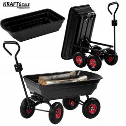 Wózek Ogrodowy Magazynowy Transportowy 300 Kg 75 L Kraft&Dele