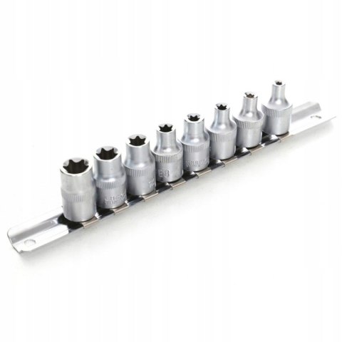 ZESTAW NASADEK TORX KLUCZY NASADOWYCH 3/8" 8EL
