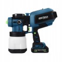 Bezprzewodowy Akumulatorowy Pistolet Natryskowy Lakierniczy 21V 1,2 L LED