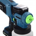 Bezprzewodowy Akumulatorowy Pistolet Natryskowy Lakierniczy 21V 1,2 L LED