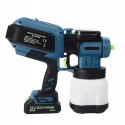 Bezprzewodowy Akumulatorowy Pistolet Natryskowy Lakierniczy 21V 1,2 L LED