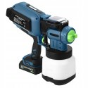 Bezprzewodowy Akumulatorowy Pistolet Natryskowy Lakierniczy 21V 1,2 L LED