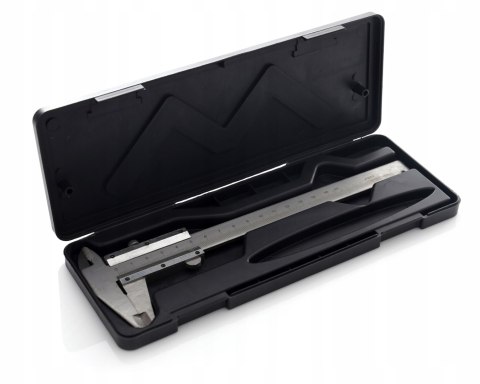 DOKŁADNA SUWMIARKA TRADYCYJNA 0-150 mm MANUALNA ANALOGOWA STAL + ETUI