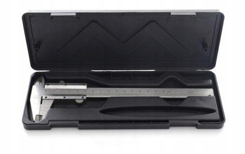 DOKŁADNA SUWMIARKA TRADYCYJNA 0-150 mm MANUALNA ANALOGOWA STAL + ETUI