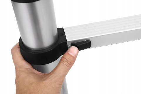 Drabina Składana Teleskopowa Aluminiowa 10 Stopni 3,2m MAX 150KG Ktaft&Dele