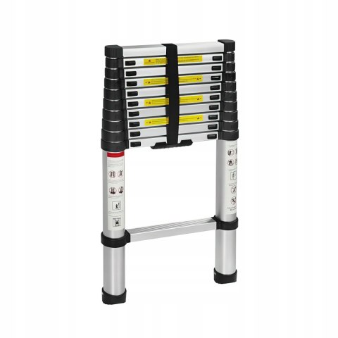 Drabina Składana Teleskopowa Aluminiowa 10 Stopni 3,2m MAX 150KG Ktaft&Dele