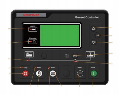 Generator Agregat prądotwórczy DIESEL 30/32kW 50HZ stacjonarny 32000W KD691