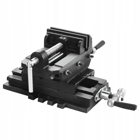 Imadło Żeliwne Stołowe Krzyżowe Dwuosiowe 100 mm Kraft&Dele