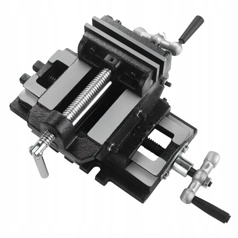 Imadło Żeliwne Stołowe Krzyżowe Dwuosiowe 100 mm Kraft&Dele