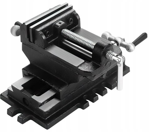 Imadło Żeliwne Stołowe Krzyżowe Dwuosiowe 100 mm Kraft&Dele