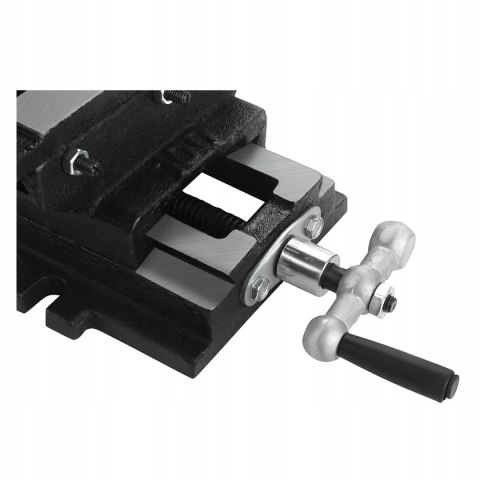 Imadło Żeliwne Stołowe Krzyżowe Dwuosiowe 100 mm Kraft&Dele