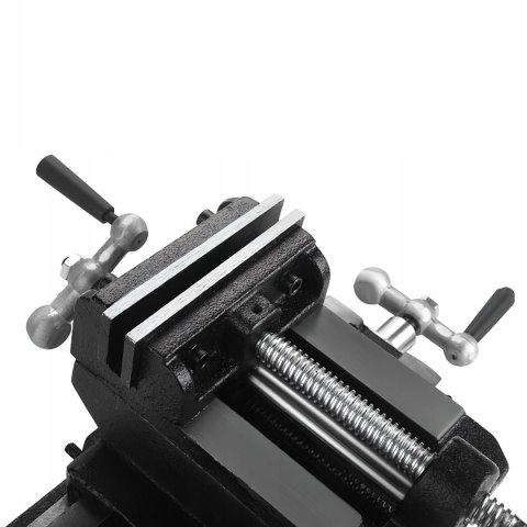 Imadło Żeliwne Stołowe Krzyżowe Dwuosiowe 100 mm Kraft&Dele