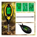 KWASOMIERZ MIERNIK TESTER OGRODNICZY PH GLEBY ZIEMII TEMPERATURA WILGOTNOŚĆ