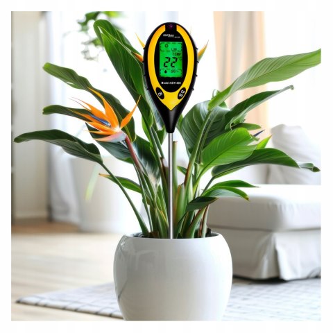 KWASOMIERZ MIERNIK TESTER OGRODNICZY PH GLEBY ZIEMII TEMPERATURA WILGOTNOŚĆ