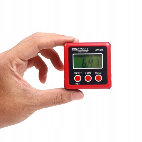 Kątomierz Cyfrowy LCD Elektroniczny Magnes Precyzyjny Kraft&Dele