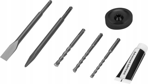 MŁOT UDAROWY MŁOTOWIERTARKA UDAROWA UDAR SDS+ 3J WIERTŁA 2X AKU 21V 4Ah