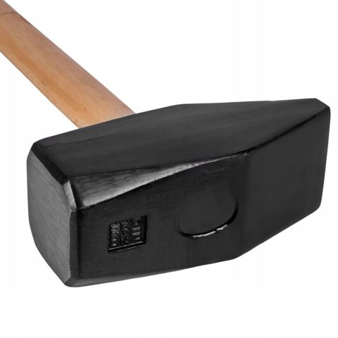 MŁOTEK MŁOT BUDOWLANY Z DREWNIANĄ RĄCZKĄ DREWNIANA RĘKA 10000G 10KG KD254