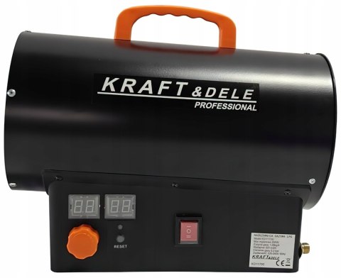 Nagrzewnica Gazowa 25kW Propan Butan Termostat 320 m³/h Kraft&Dele