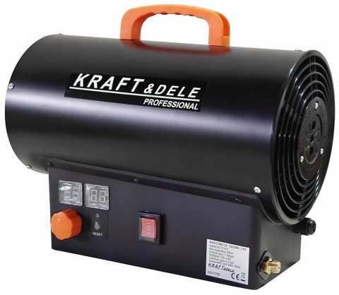 Nagrzewnica Gazowa 25kW Propan Butan Termostat 320 m³/h Kraft&Dele