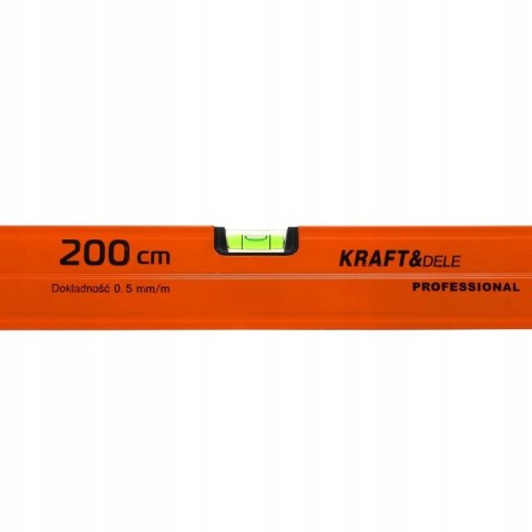 POZIOMICA ALUMINIOWA 200cm MAGNETYCZNA 3 LIBELLE KRAFT&DELE