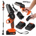 Piła Ogrodowa Akumulatorowa 2x 21V/2Ah 4" 320 RPM Wysięgnik Kraft&Dele