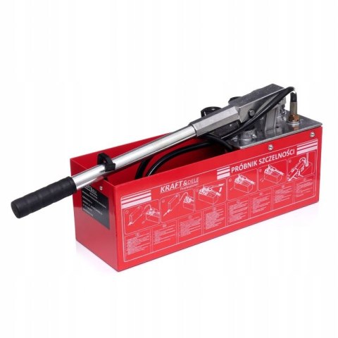 Pompa Kontrolna do Prób Ciśnieniowych 0-50kg / 45ml / 12L Kraft&Dele