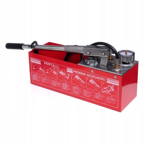 Pompa Kontrolna do Prób Ciśnieniowych 0-50kg / 45ml / 12L Kraft&Dele