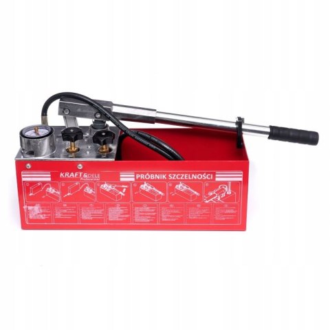 Pompa Kontrolna do Prób Ciśnieniowych 0-50kg / 45ml / 12L Kraft&Dele