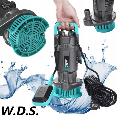 Pompa Wody Czystej Brudnej Zatapialna 2200 W 15.000 l/h 1" 230V Kraft&Dele