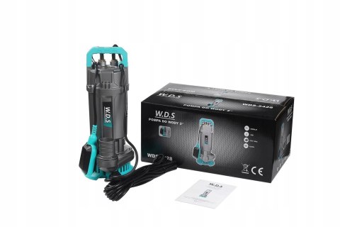 Pompa Wody Czystej Brudnej Zatapialna 3200 W 30.000 l/h 2" 230V Kraft&Dele