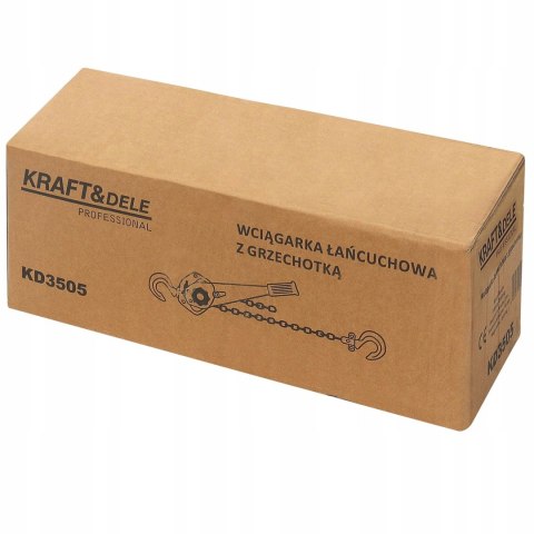 Ręczna Wciągarka Dźwigniowa 3000 Kg 3T 3 m Kraft&Dele