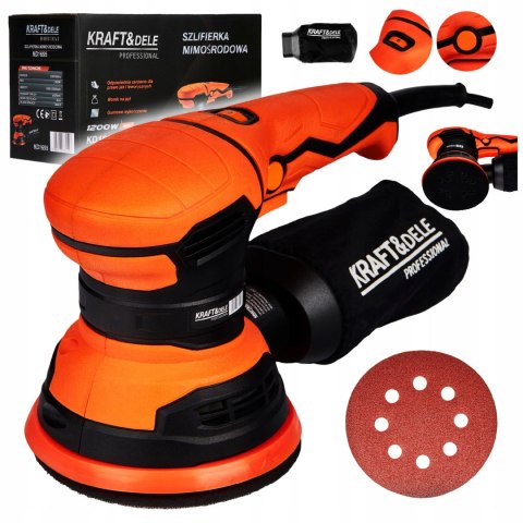 SZLIFIERKA MIMOŚRODOWA OSCYLACYJNA WIELOFUNKCYJNA KRAFT&DELE 1200W 230V