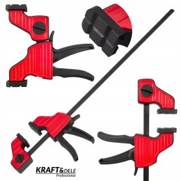 Ścisk Stolarski 90 kg 24'' 600 x 60 mm Kraft&Dele