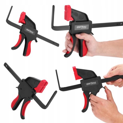 Ścisk Zacisk do Mocowania Prowadnic 70x300 mm Kraft&Dele