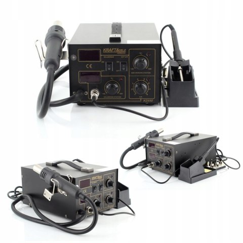 Spawarka do Plastiku 2w1 KD850 Zgrzewarka 4 DYSZE LED 60W