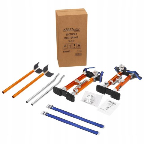 Szczudła Monterskie Malarskie Budowlane 45-76 cm Sprężyny Pasy Kraft&Dele