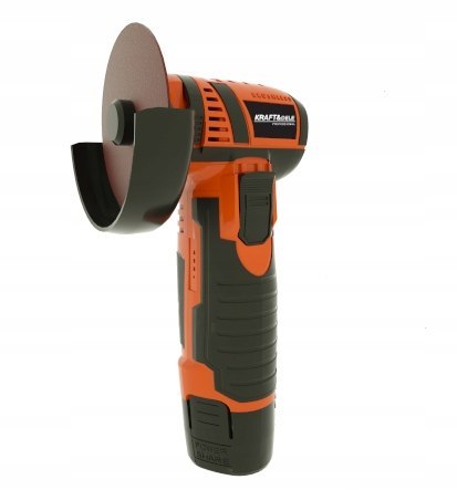 Szlifierka Kątowa Akumulatorowa 1500 mAh Bateria 2x12V 7 Tarcz Kraft&Dele