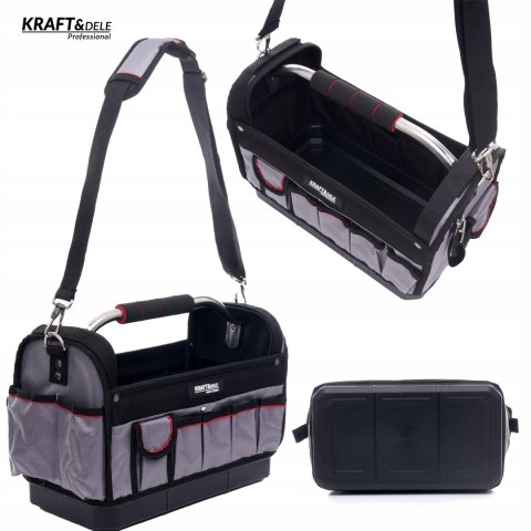 TORBA NARZĘDZIOWA, Z TWARDĄ PODSTAWĄ 16"