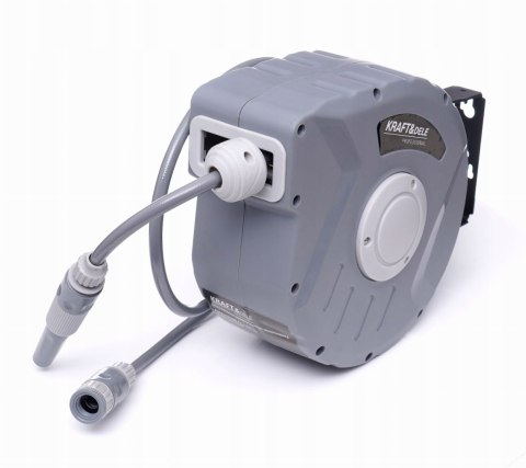 WĄŻ OGRODOWY ZWIJANY AUTOMATYCZNY BĘBEN PISTOLET ZRASZACZ 10m+1 KD2081