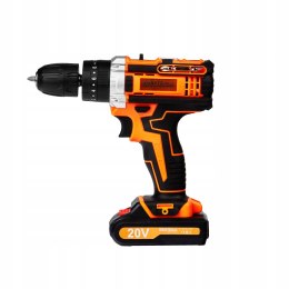 WIERTARKO WKRĘTARKA AKUMULATOROWA NASADKI BITY LED WALIZKA ZESTAW AKU X2