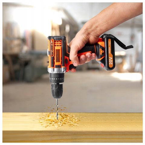 WIERTARKO WKRĘTARKA AKUMULATOROWA NASADKI BITY LED WALIZKA ZESTAW AKU X2