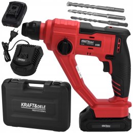 Wiertarka udarowa Młotowiertarka akumulatorowa 950W 2J MOCNA SDS+ 21V 2x4Ah