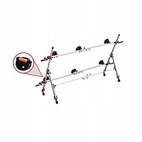 ZESTAW DO PRZENOSZENIA PŁYTEK SZYB DUŻEGO FORMATU 160 - 360 cm Kraft&Dele