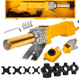 ZGRZEWARKA TRZPIENIOWA DO RUR Z TWORZYW SZTUCZNYCH 2800W + WALIZKA KD3074