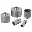 Zestaw Otwornic do Betonu Muru Koronki Frez SDS MAX PLUS 9 Sztuk 30-100 mm
